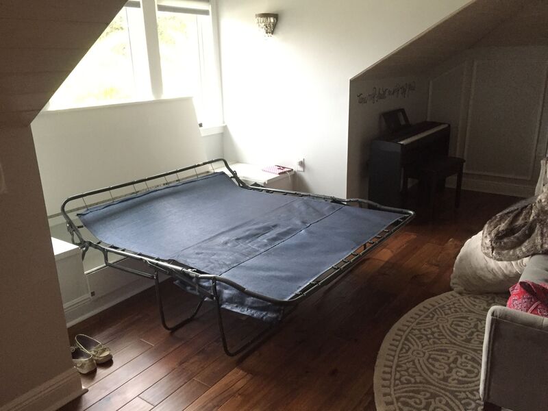 After Installation of Sofa Sleeper Mechanism